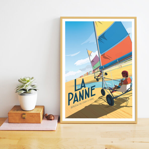 Affiche Belgique cote belge La Panne