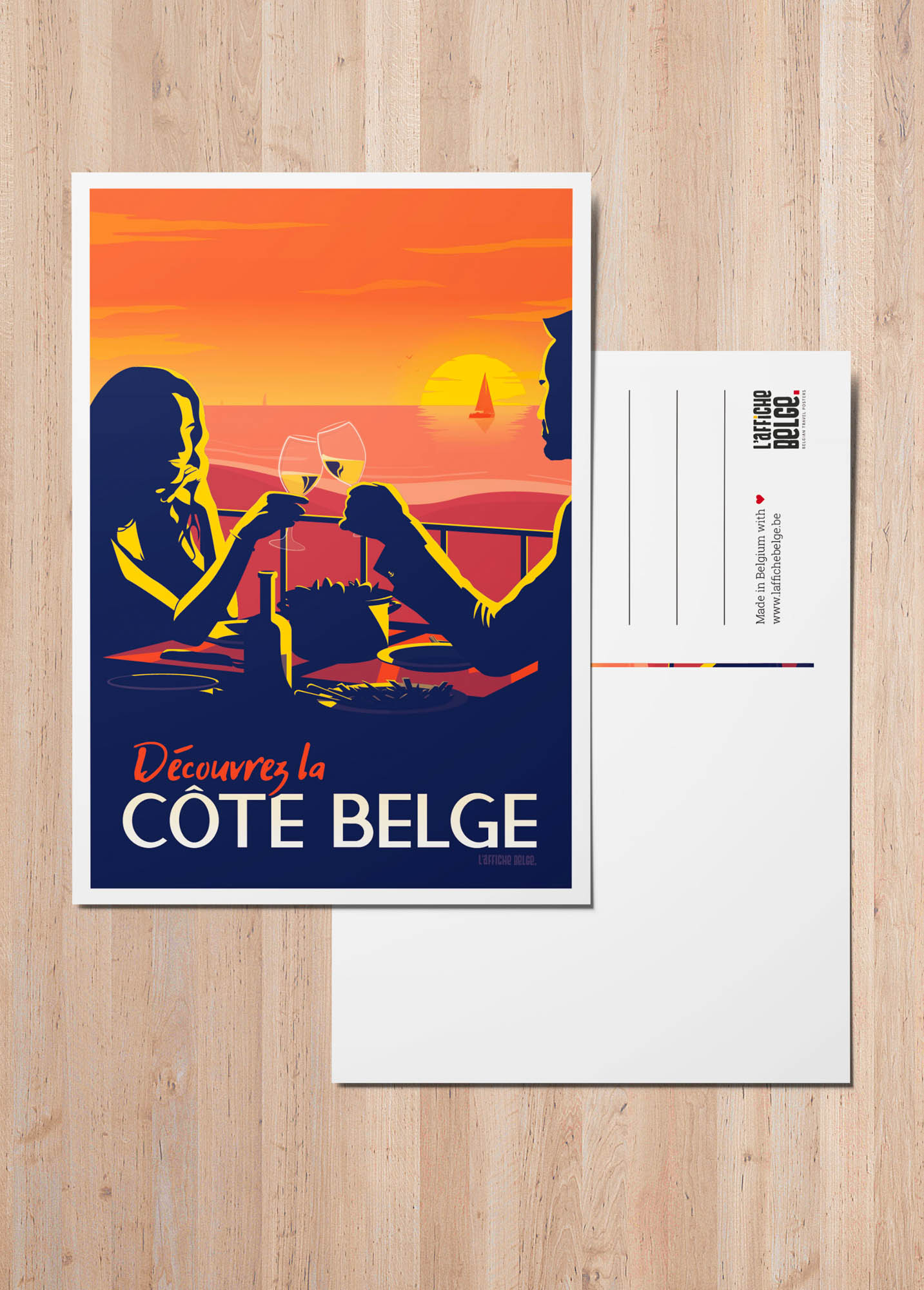 Ansichtkaart België De Belgische Kust