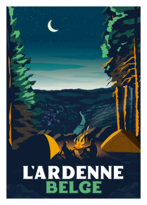 Affiche L'Ardenne Belge