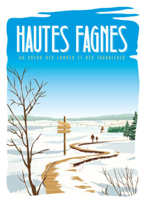 Affiche Les Hautes Fagnes