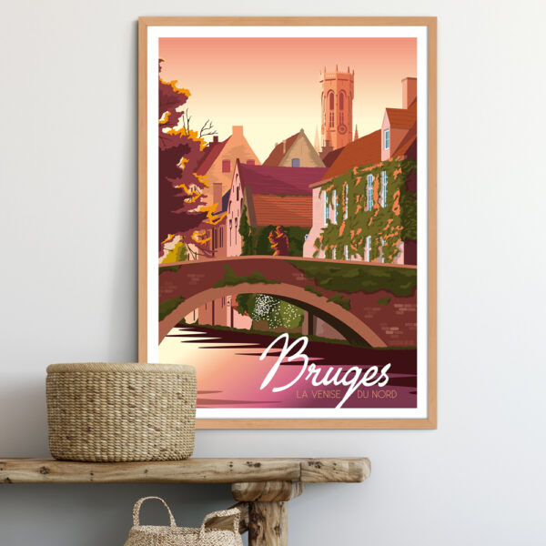 Affiche - Bruges, La Venise du Nord