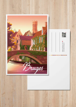 Carte postale - Bruges, La Venise du Nord