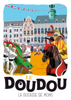 Affiche "Le Doudou, La ducasse de Mons