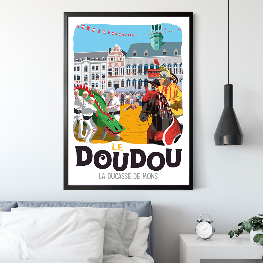 Affiche "Le Doudou, La ducasse de Mons