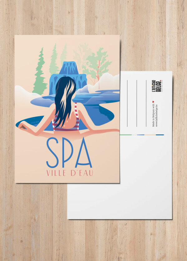 Carte Postale "Spa, ville d'eau"