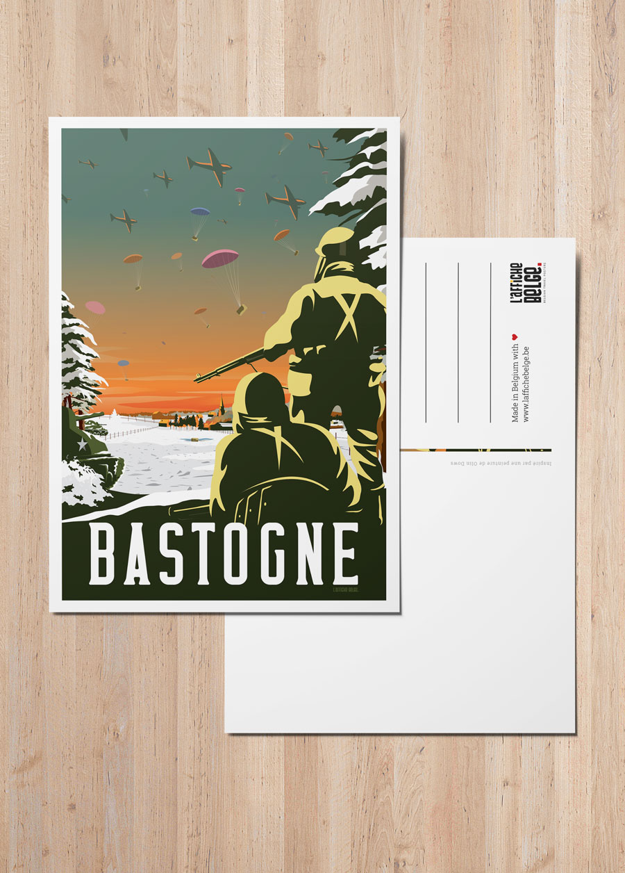 Ansichtkaart "Bastogne