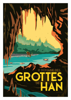 Affiche le domaine des grottes de han