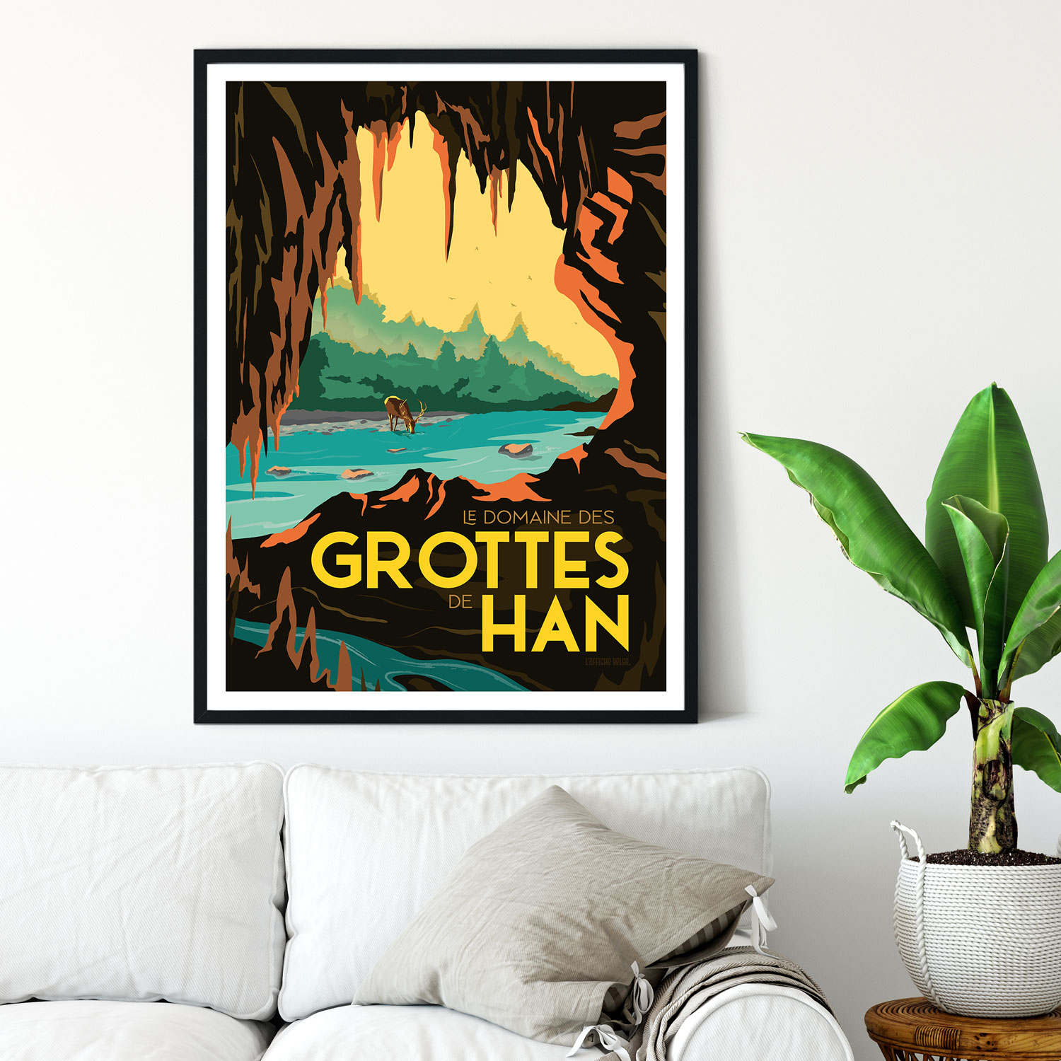 Affiche le domaine des grottes de han