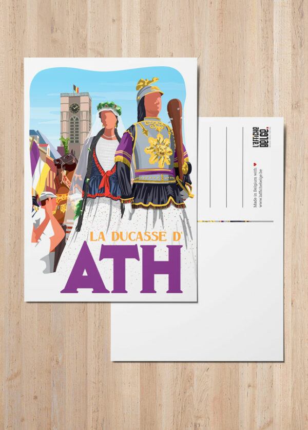 Carte Postale "La Ducasse d'Ath"