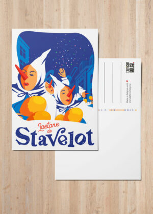 Carte postale Laetare de Stavelot