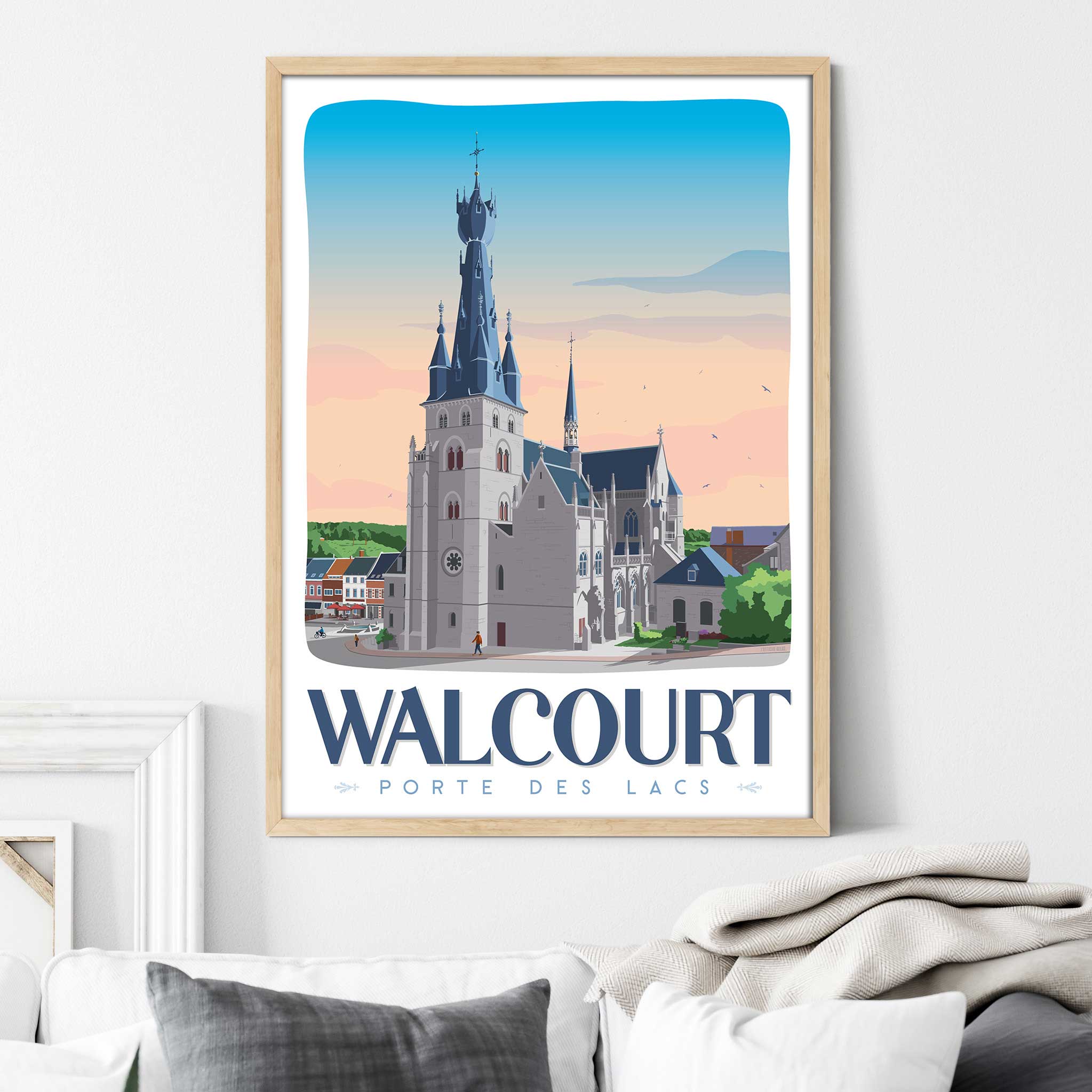 Poster Walcourt, Porte des Lacs