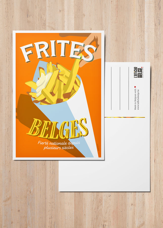 Carte Postale Frites