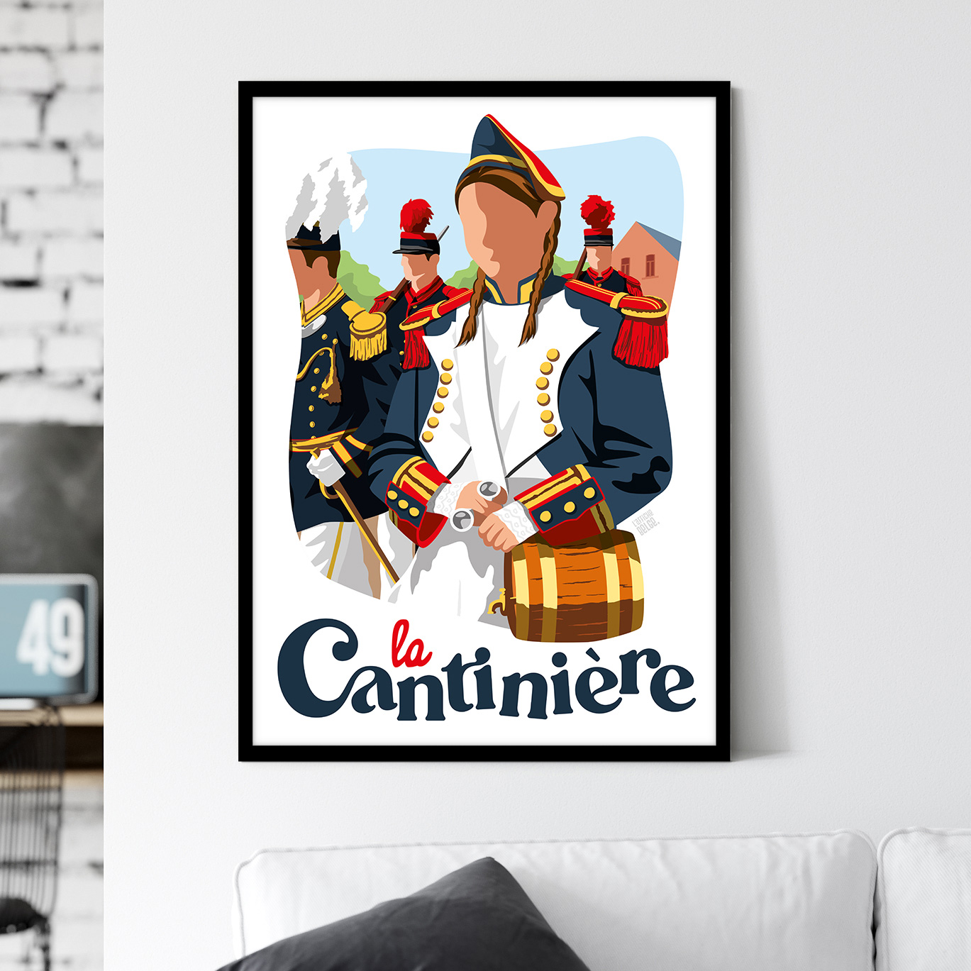 Affiche Cantinière