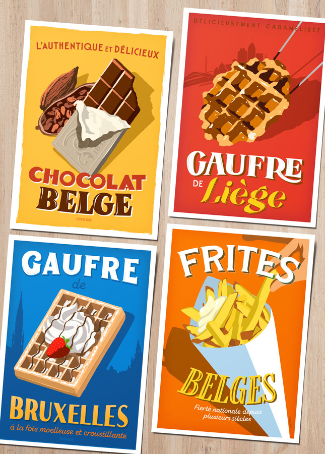 Cartes postales Gastronomie belge