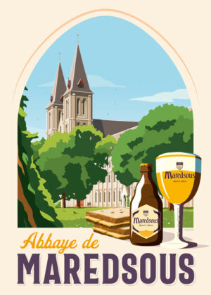 Affiche Abbaye de Maredsous