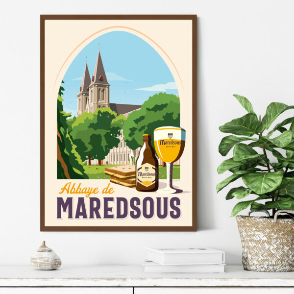 Affiche Abbaye de Maredsous
