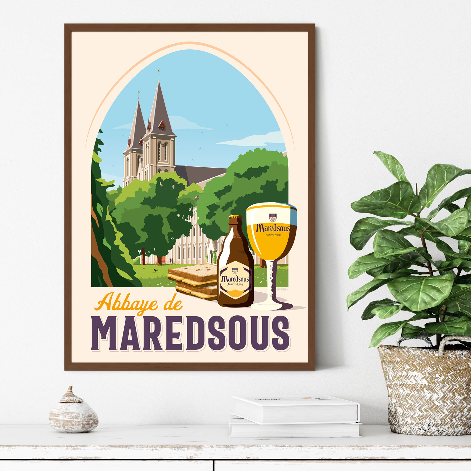 Affiche Abdij van Maredsous