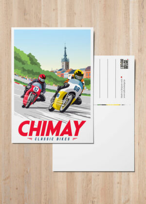 Carte postale chimay classic bikes