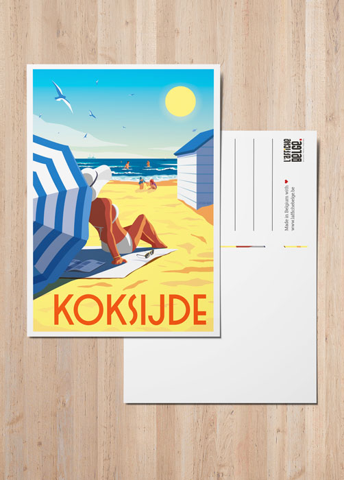 Carte postale Koksijde