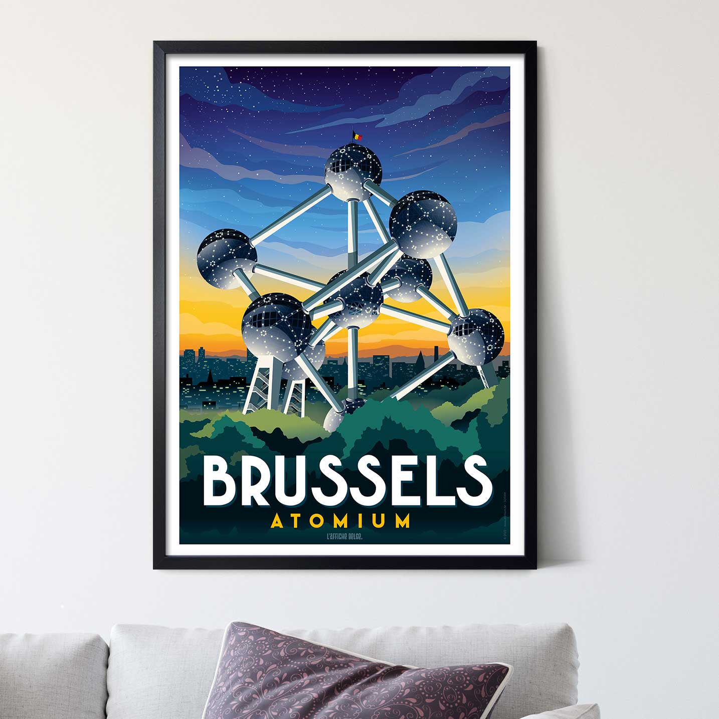 Poster "Brussel - Atomium