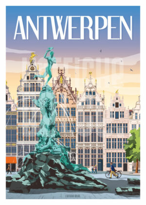 Affiche Anvers poster Antwerpen