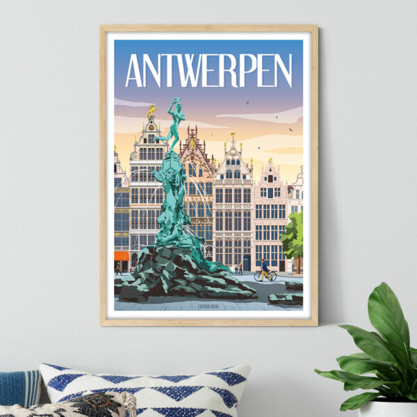 Affiche Anvers poster Antwerpen
