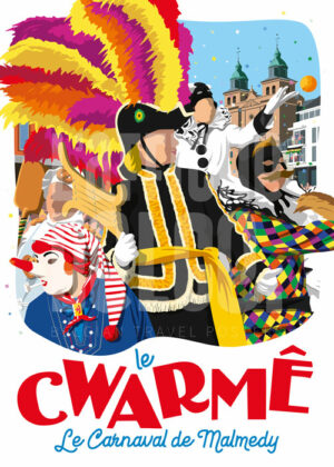 Affiche Le Cwarmê, Het carnaval van Malmedy
