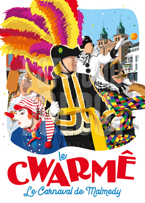 Affiche Le Cwarmê, Le carnaval de Malmedy
