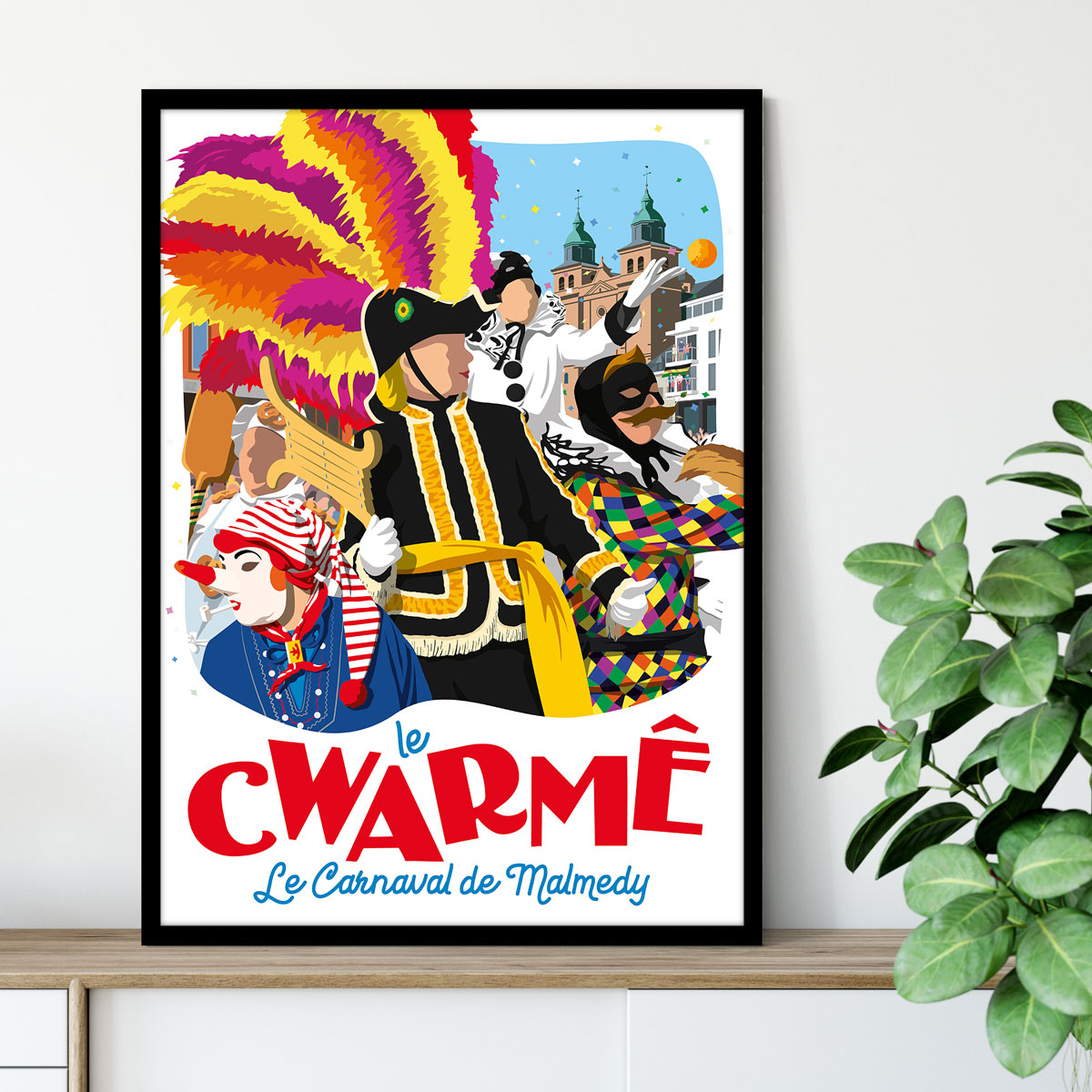 Affiche Le Cwarmê, Het carnaval van Malmedy