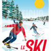 Affiche "Le Ski dans les Hautes Fagnes"
