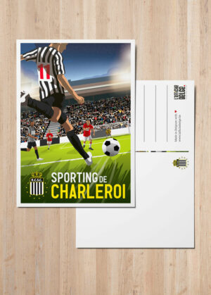 Postkarte sporting de charleroi