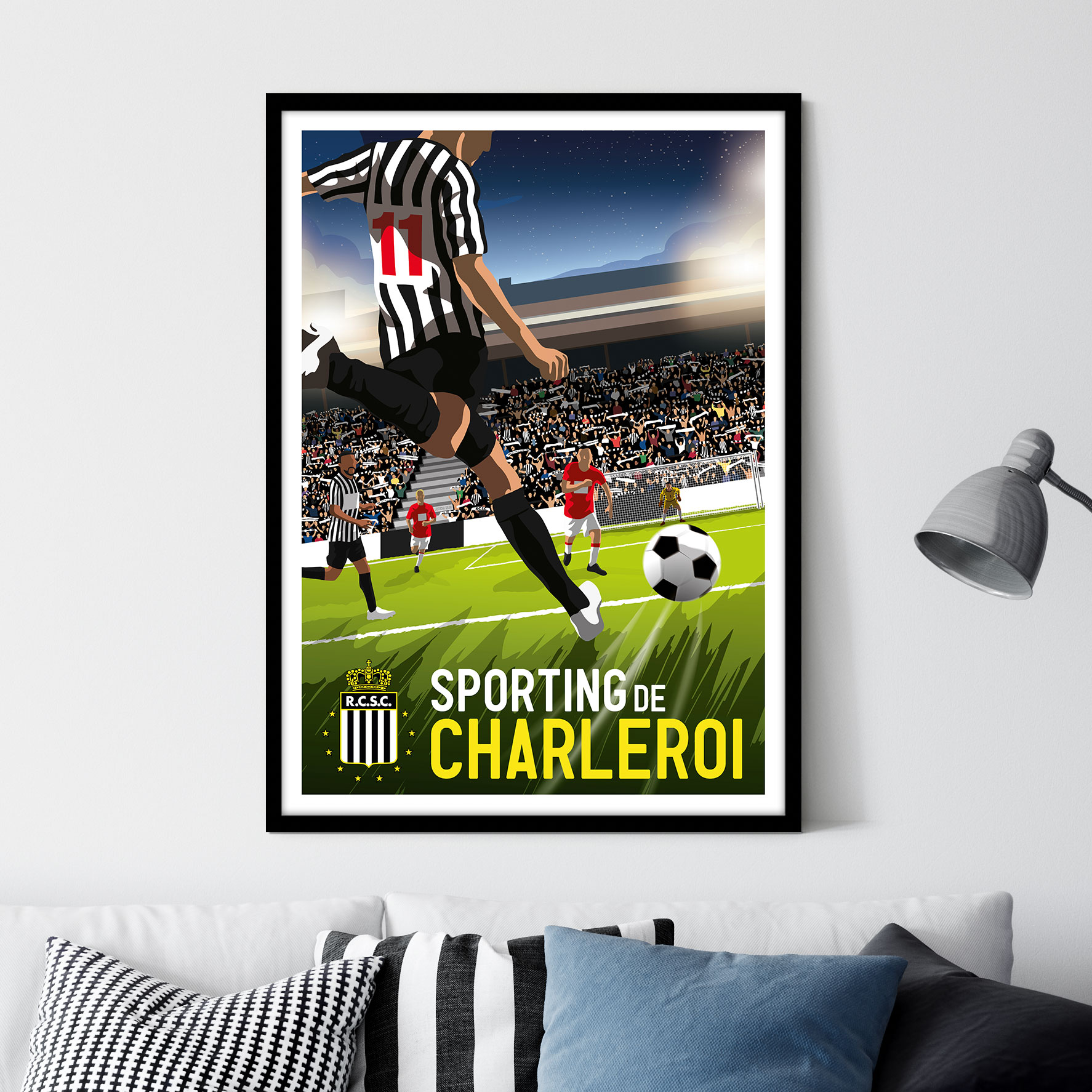 Sporting de Charleroi poster