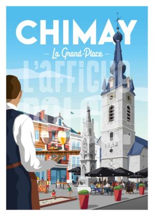 Chimay "La Grand Place" poster