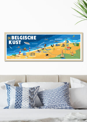 Poster De Belgische Kust