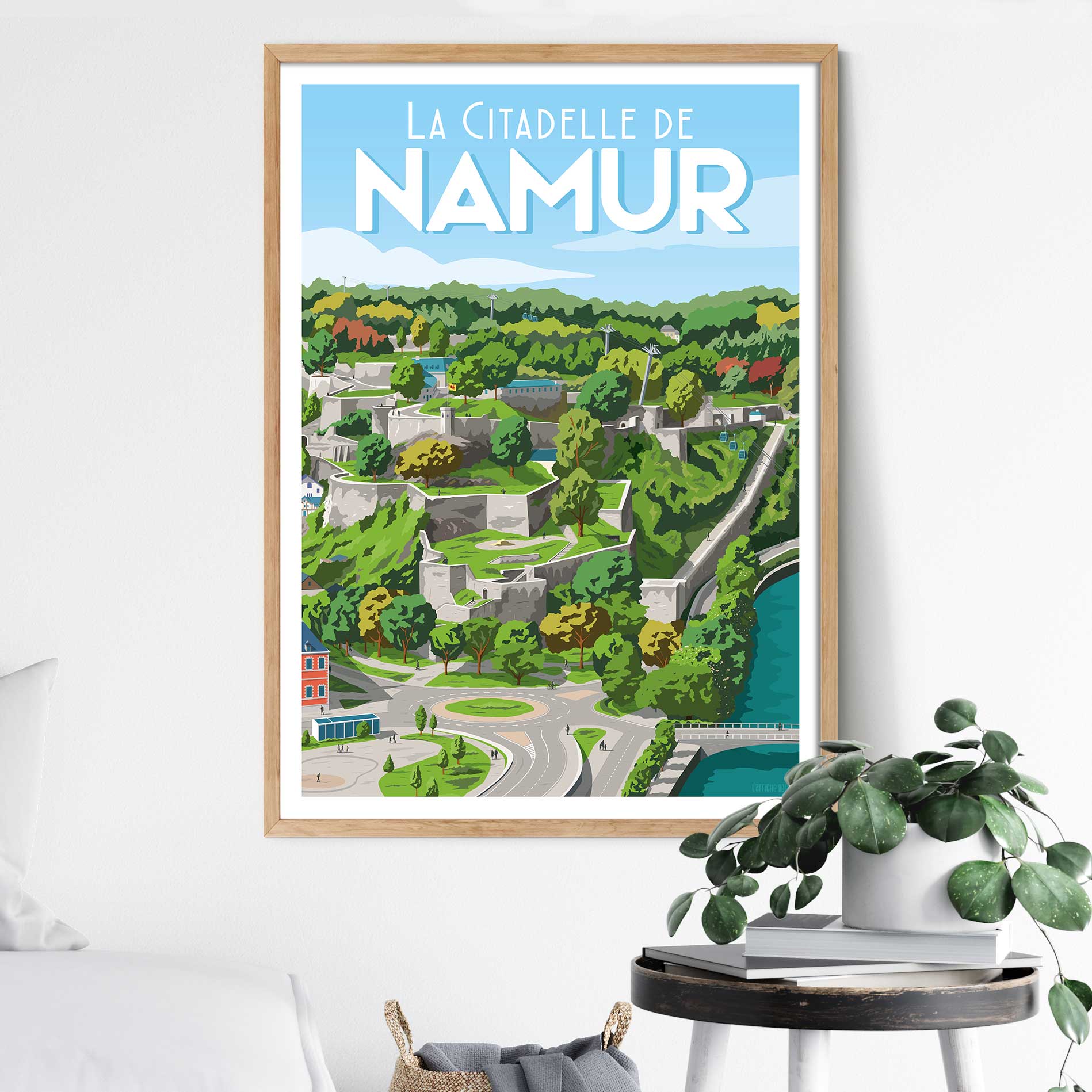 Affiche La Citadelle de Namur
