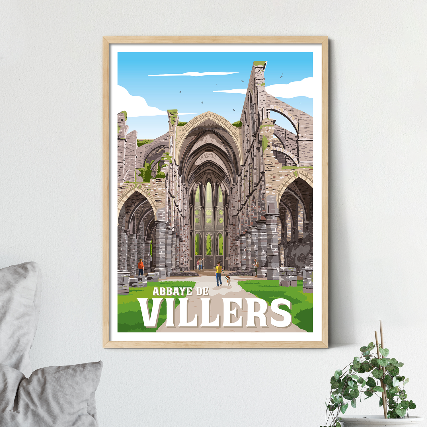 Poster "Abbaye de Villers