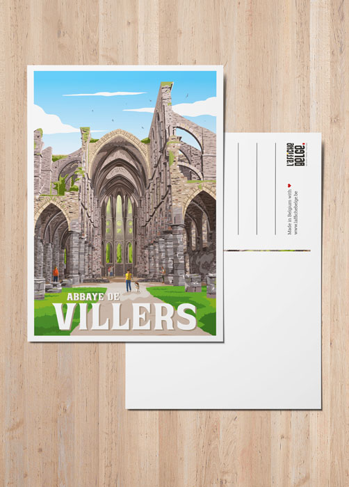 Carte postale Abbaye de Villers