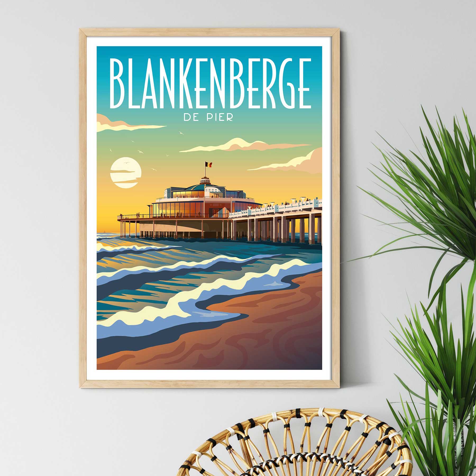 Affiche Blankenberge