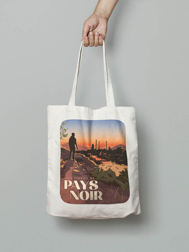 Tote bag Pays Noir