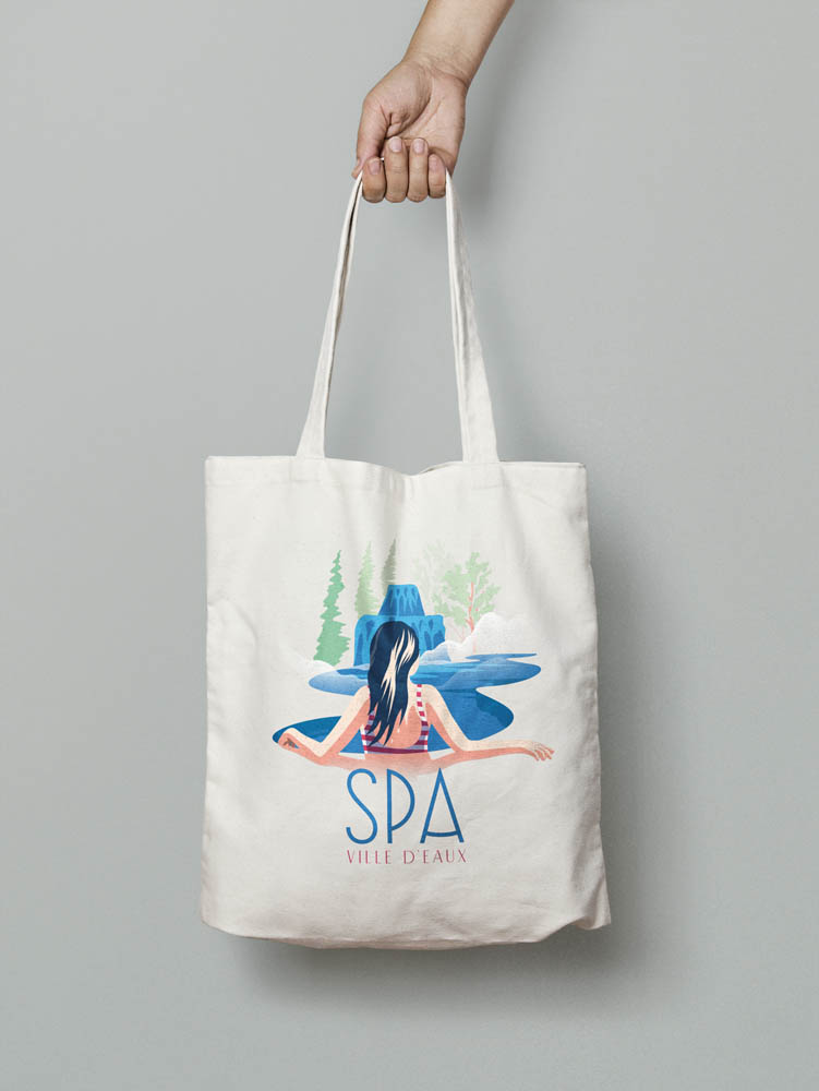 Tote bag Spa