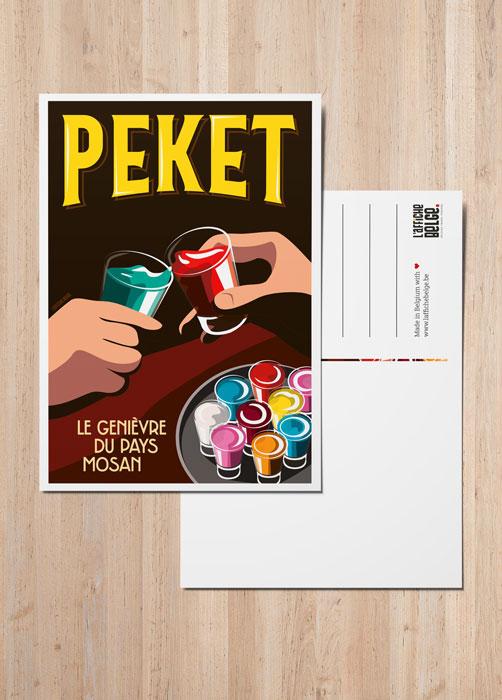 Carte postale peket