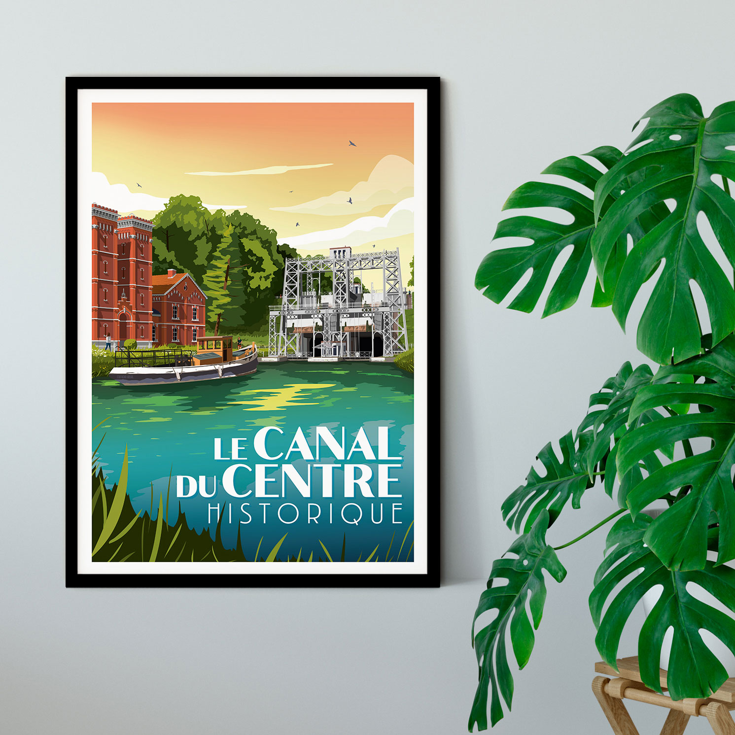 Affiche Le Canal du Centre Historique