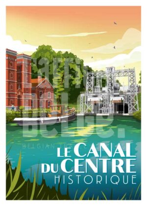 Affiche Le Canal du Centre Historique