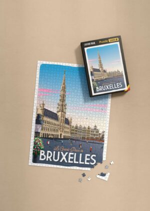Puzzel van 1000 stukjes - De Grote Markt in Brussel