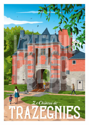 Affiche Le Château de Trazegnies