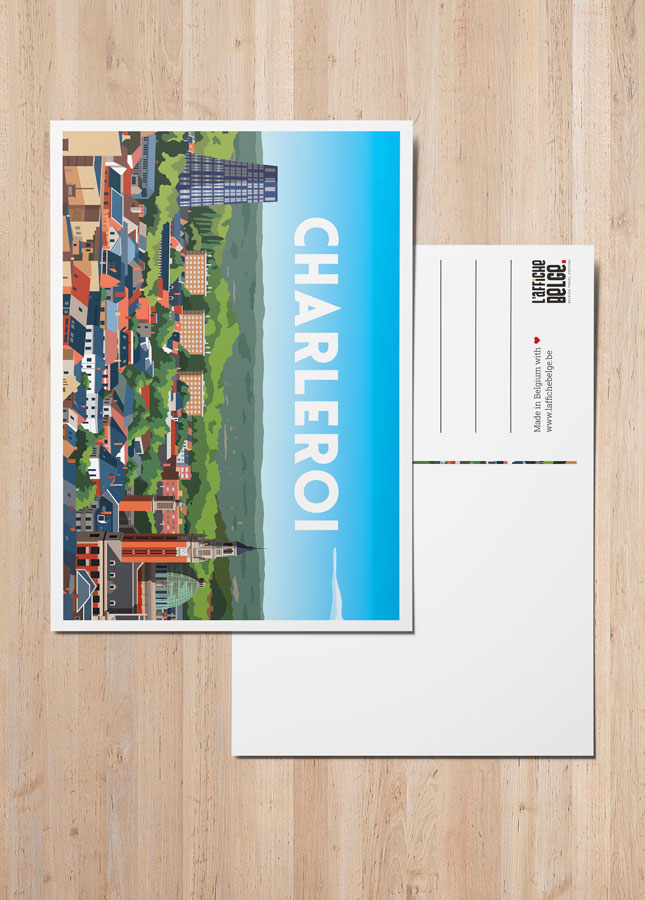 Carte postale Charleroi Panorama Jour