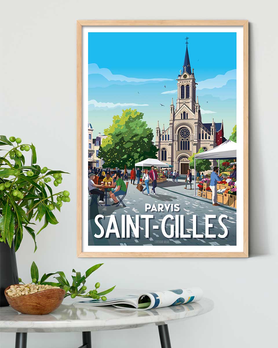Poster Sint-Gillis - Le Parvis