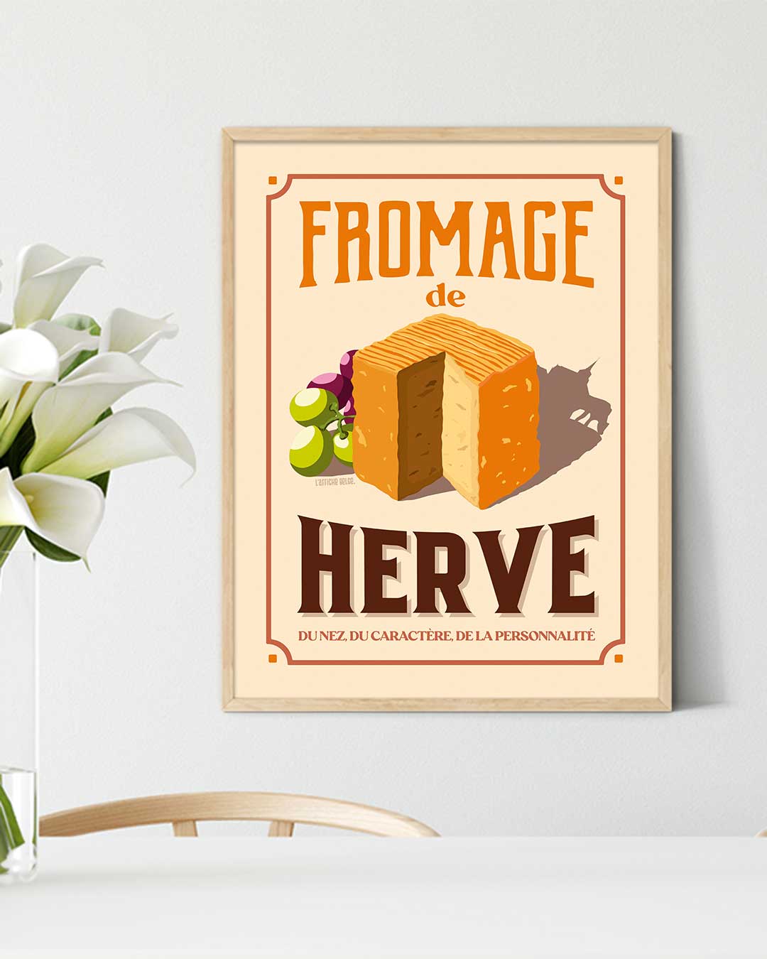 Affiche Fromage de Herve