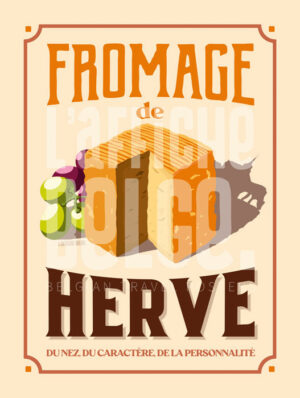 Affiche Fromage de Herve