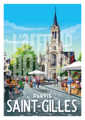 Poster Sint-Gillis - Le Parvis